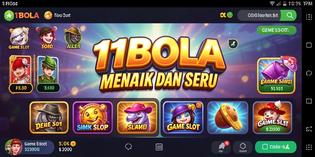 Tampilan gameplay menarik dan seru di 11BOLA.