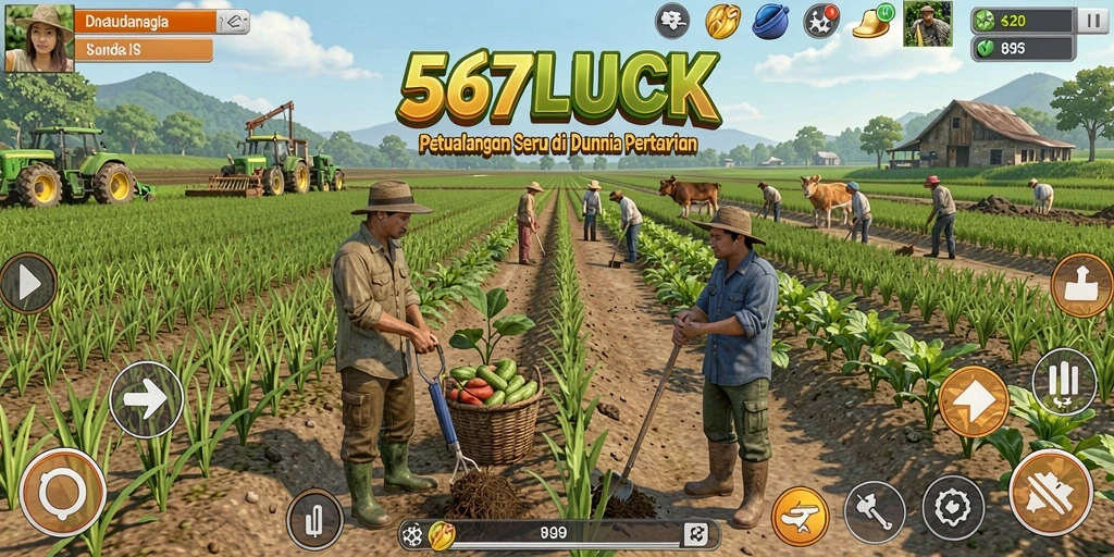 Tampilan gameplay 567LUCK yang mengasyikkan dan penuh warna.