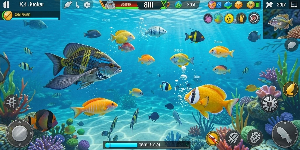 Screenshot gameplay Tembak Ikan 8II yang seru dan menantang.