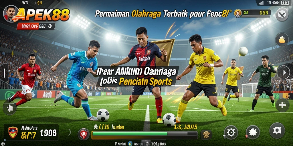 Tampilan gameplay yang mendebarkan dalam APEK88.