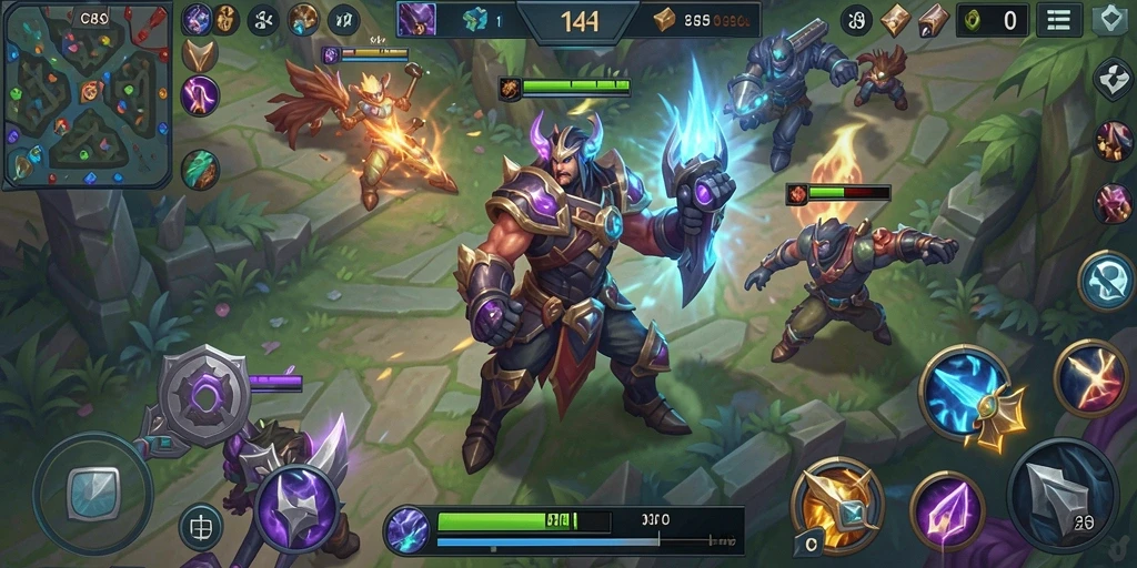 Tampilan gameplay seru di arena pertarungan CK789.