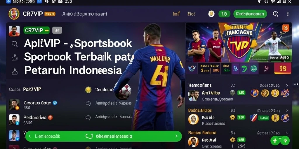 Tangkapan layar gameplay CR7VIP yang menarik dengan berbagai pilihan taruhan.