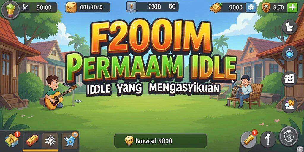 Screenshot utama F200M menampilkan gameplay santai yang mengasyikkan.