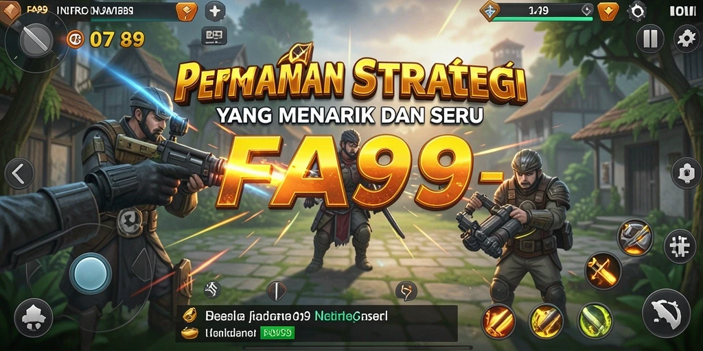 Tampilan menyenangkan dari gameplay FA99 yang penuh strategi.