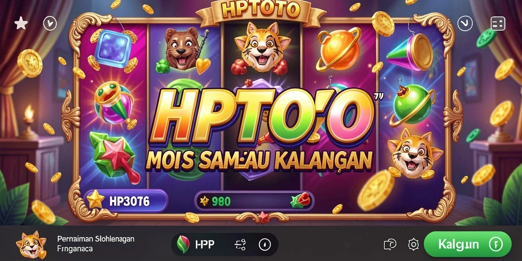 Tampilan gameplay menarik dari HPTOTO dengan efek visual yang memukau.
