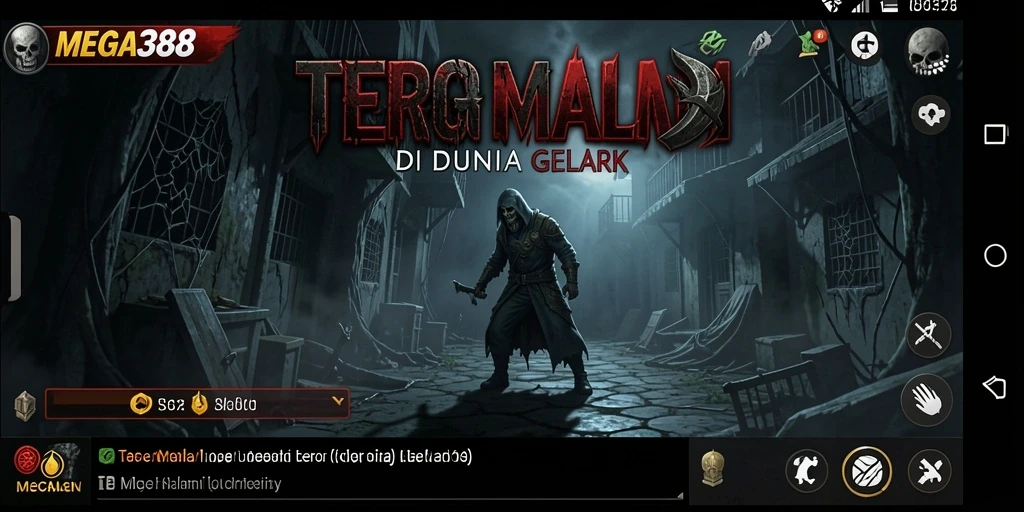 Tampilan gameplay MEGA388 yang mencekam dan penuh ketegangan.