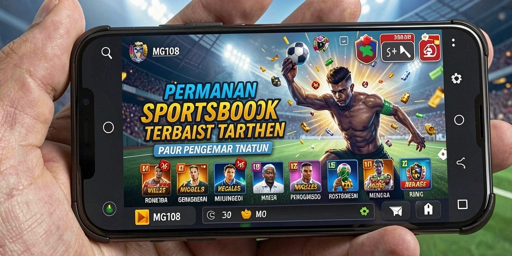Tampilan screenshot MG108 menampilkan berbagai opsi taruhan olahraga.