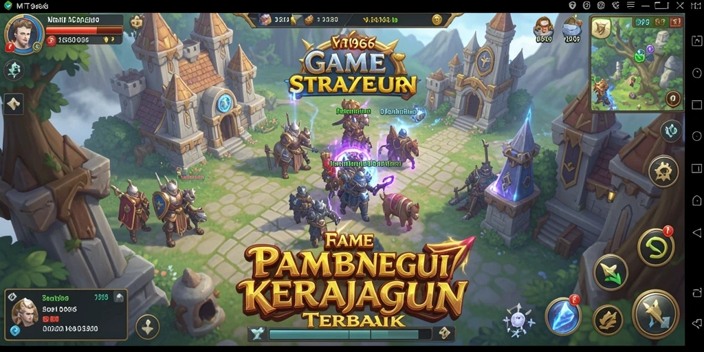 Tampilan gameplay strategis dari MT966 yang menarik dan mendebarkan.