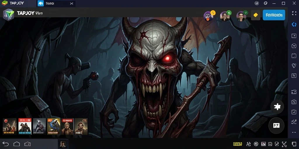 Gameplay menegangkan dari TAPJOY yang menciptakan suasana Horror.