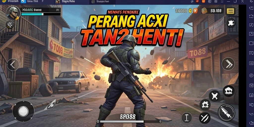 Tangkapan layar TO88 menampilkan aksi penuh ketegangan dan berbagai karakter bertarung.