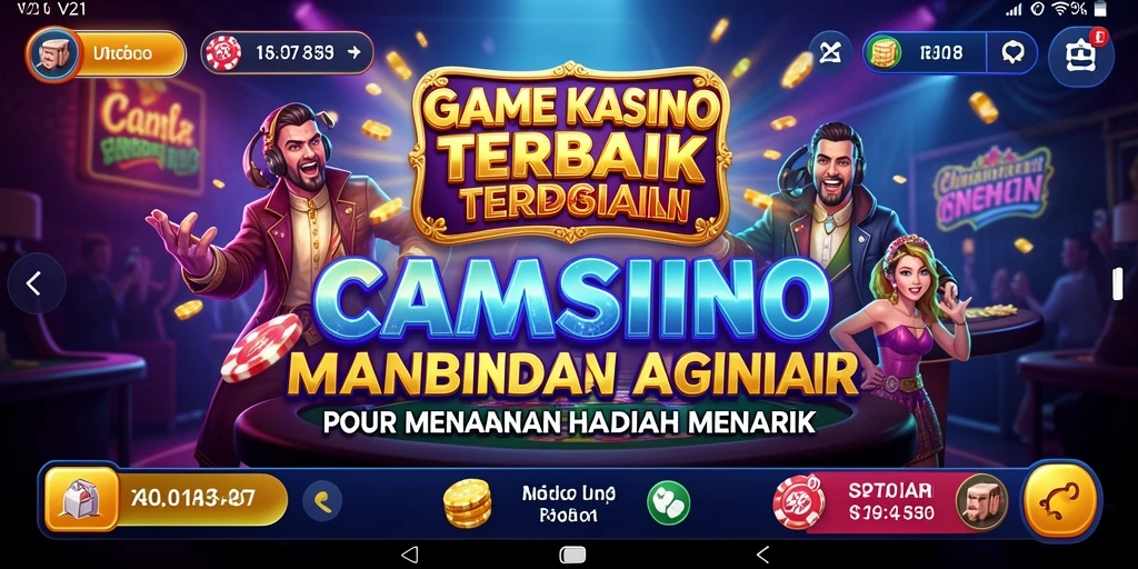 Tampilan gameplay V21 yang menarik dan mendebarkan dalam Kasino.