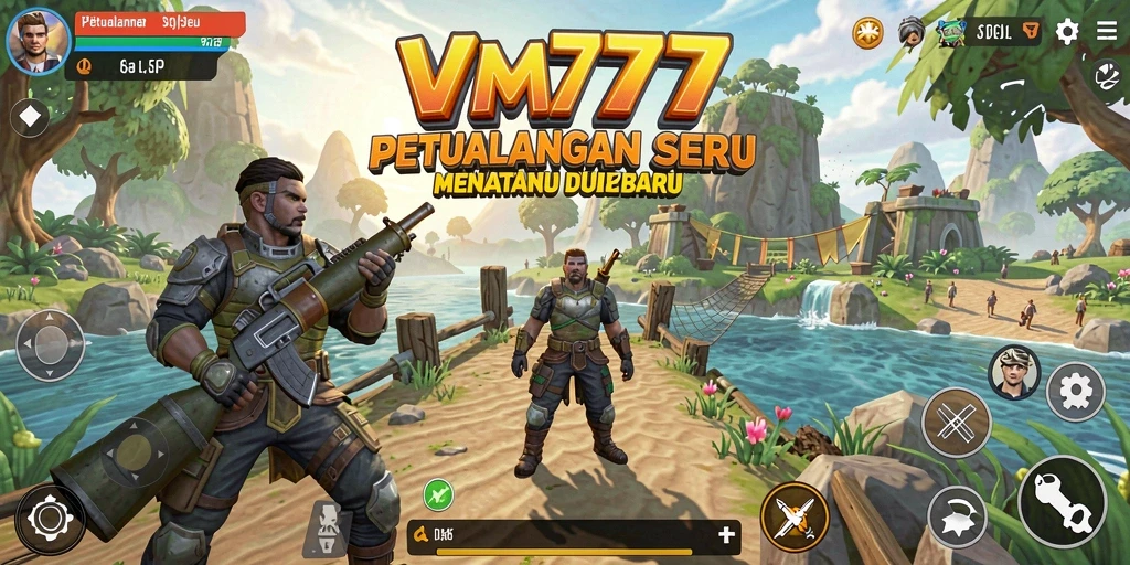 Tampilan gameplay VM777 yang mengasyikkan dan penuh aksi petualangan.