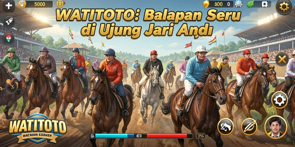 Tampilan gameplay WATITOTO yang intens dan mendebarkan.
