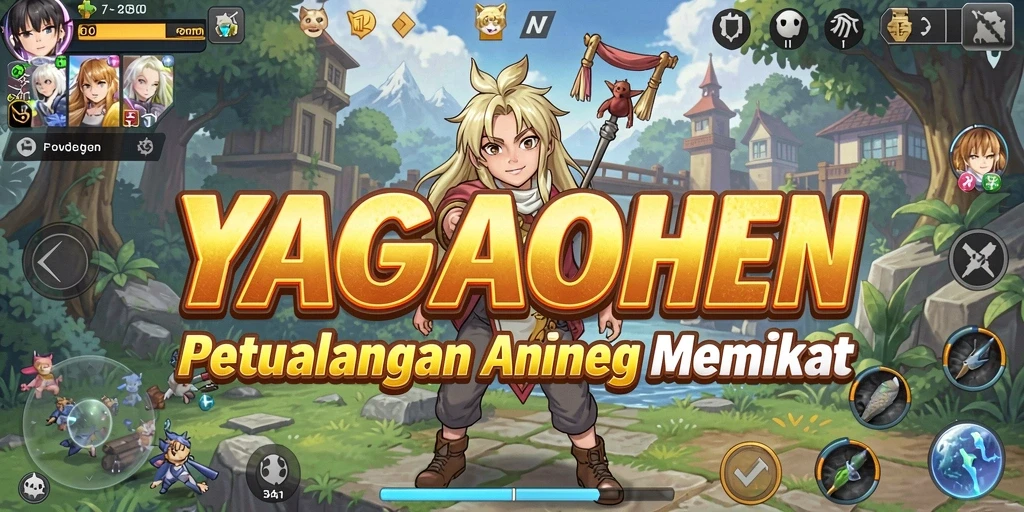 Gameplay YAGAOHEN yang menakjubkan dengan karakter anime.