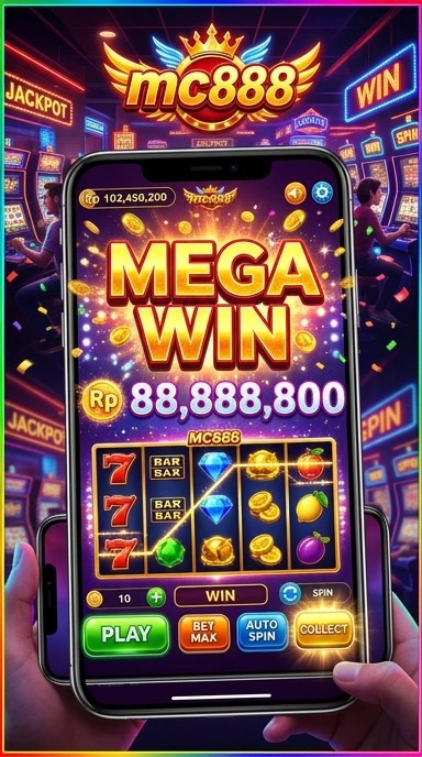 Screenshot aplikasi dengan berbagai pilihan aplikasi di mc888.